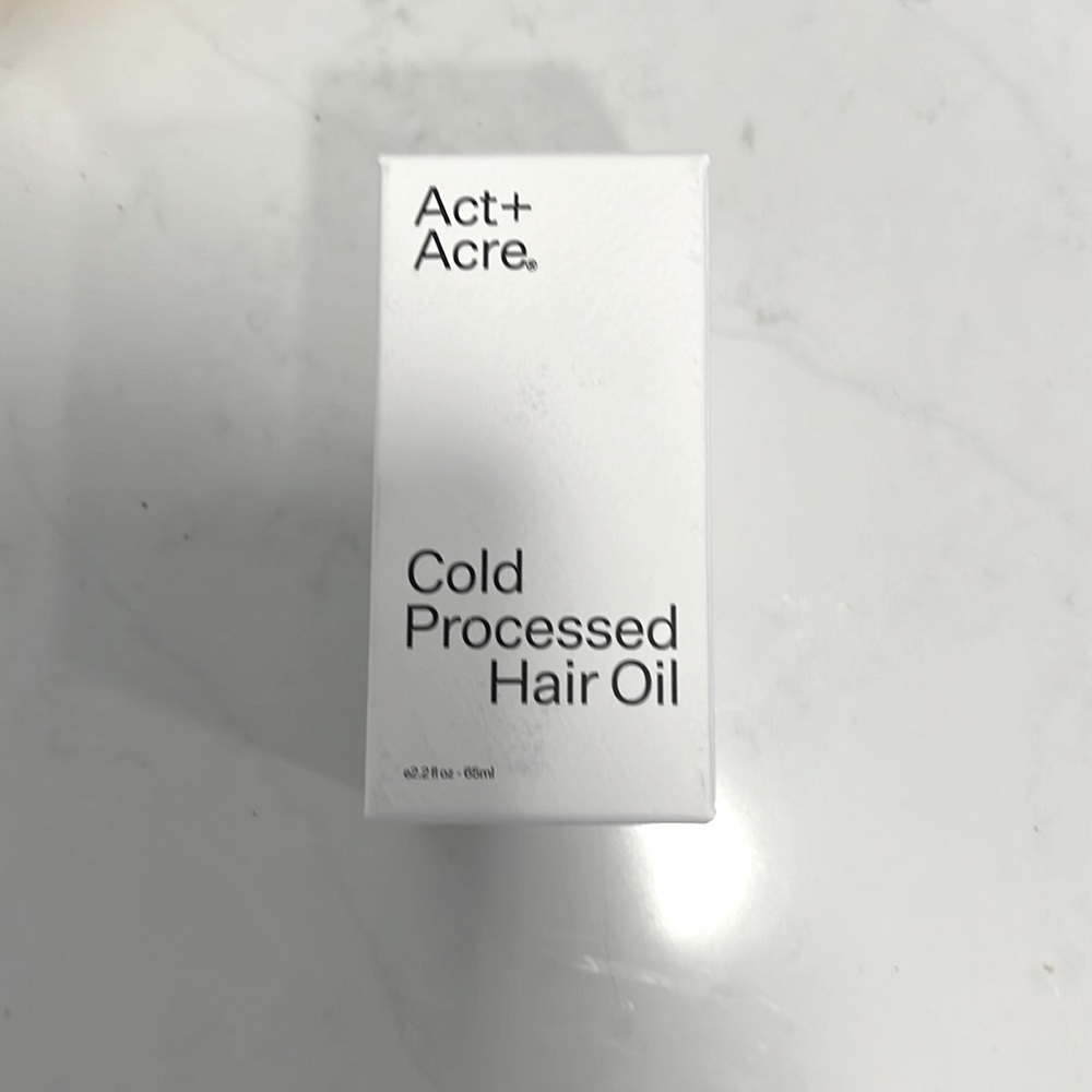 Act and Acre Cold Pressed Hair Oil (never opened)